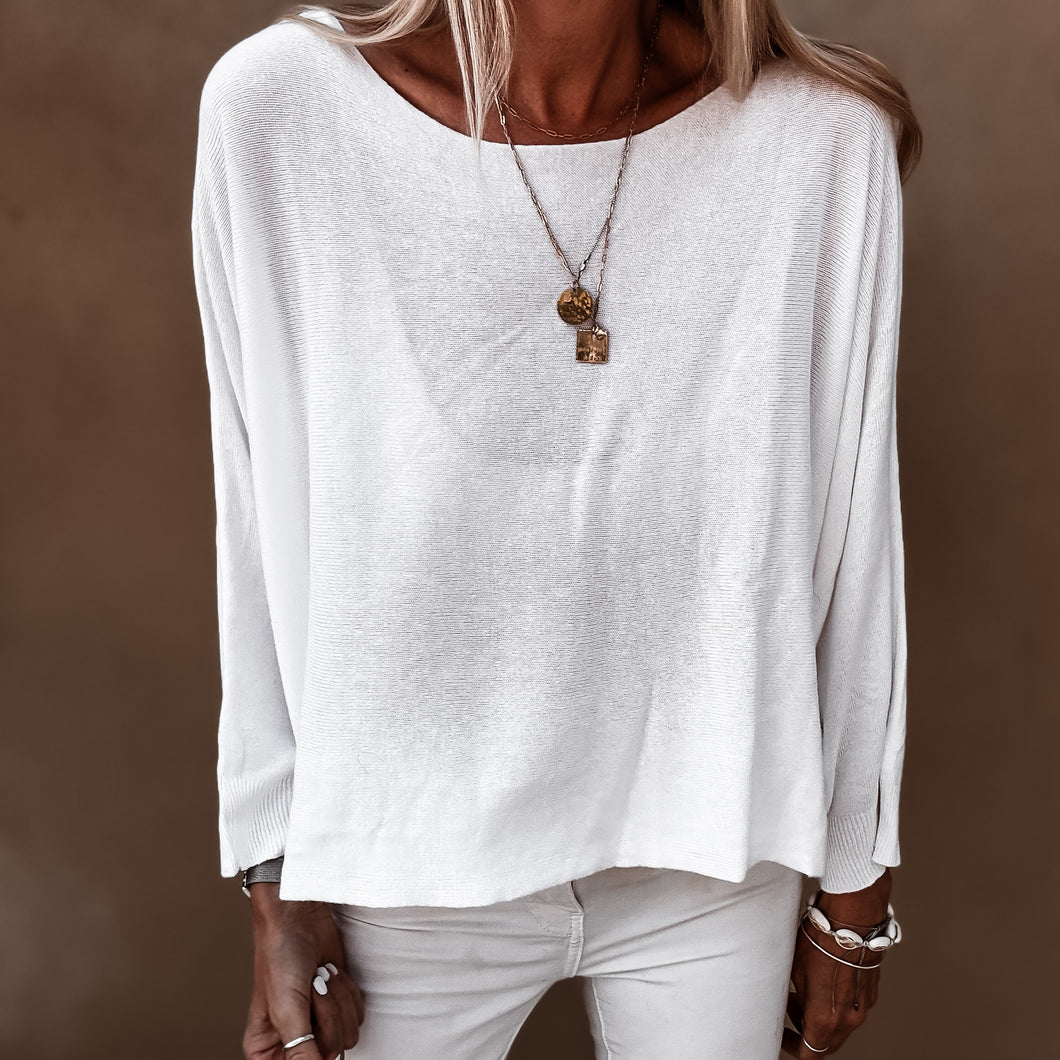 Cora vintage white light knit  *NEW*