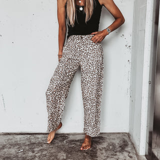 Linen Leopard chinos *NEW*