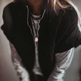 Black Charlston quilted bomber *NEW*