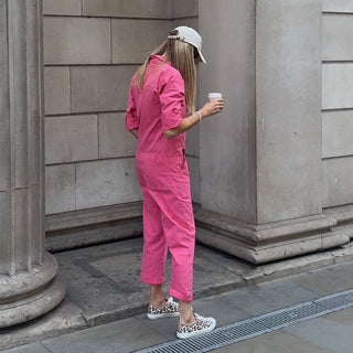 Pink denim boiler suit *NEW*