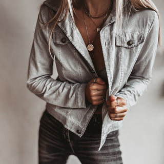 Billy washed grey jacket *NEW*