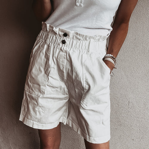 Poppy paperbag shorts CREAM *NEW*