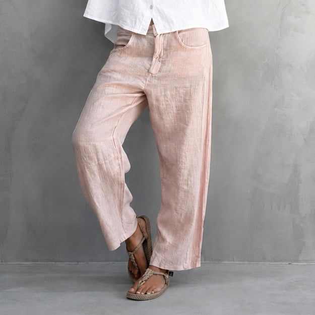 Pink Lina linen chinos *NEW* PRE-ORDER