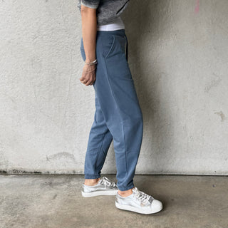 Denim blue college joggers *NEW*