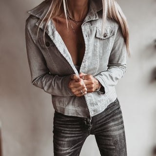 Billy washed grey jacket *NEW*