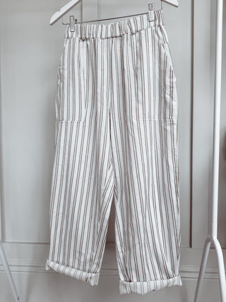 Vega Charcoal Stripe joggers *NEW*