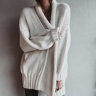 Cream / black Cities Cardigan *NEW*