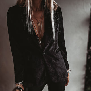 Black Lyon velvet blazer *NEW*