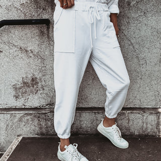 White PARAMOUNT joggers *NEW*