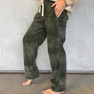 Moss green cord joggers *NEW*