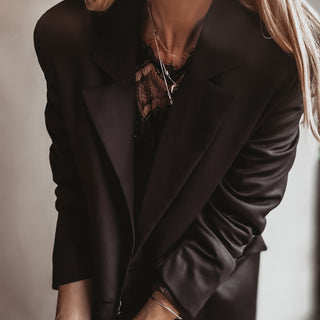 Black double breasted  blazer NEW*
