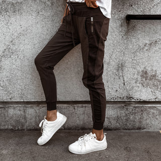 Deep chocolate brown ULTIMATE joggers