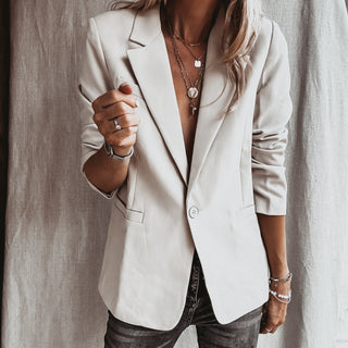 Oatmeal Mika blazer *NEW*
