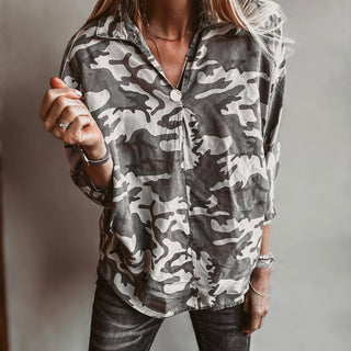 Caldera Camouflage button shirt *NEW*