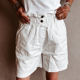 Poppy paperbag shorts CREAM *NEW*