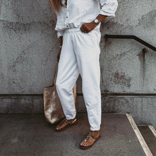 White college joggers *NEW*