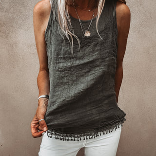 Khaki double layered vest top *NEW*