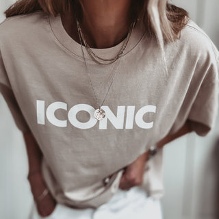 BEIGE ICONIC tee *NEW*
