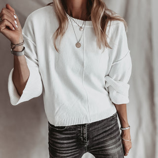 Detachable WHITE roll neck jumper *NEW*