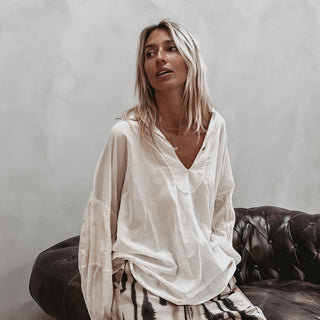 Vintage white sheer Blouse *NEW*