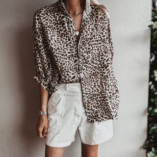 Slouchy leopard Blouse *NEW*