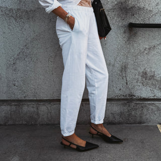 White college joggers *NEW*