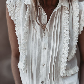 Riad ruffle blouse  *NEW*