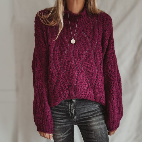 SAID BURGUNDY vintage knit *NEW*