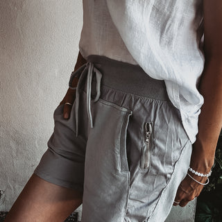 URBAN GREY cotton ultimate jogger shorts *NEW*