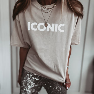 BEIGE ICONIC tee *NEW*