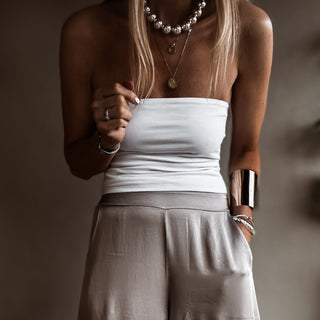 Bea White strapless top *NEW*