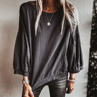 DARK GREY ULTIMATE super slouchy top *NEW*