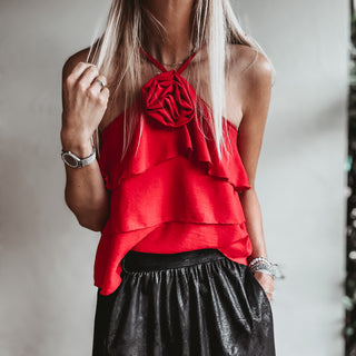 Parisian Rose Top RED