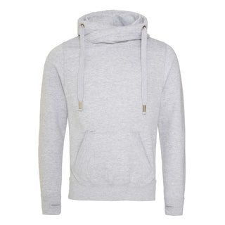 Light heather crossover grey college hoody *NEW*