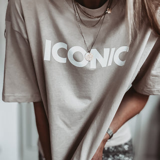 BEIGE ICONIC tee *NEW*