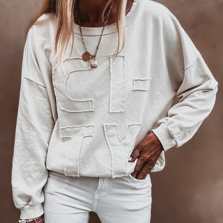Vintage white CITY sweatshirt *NEW*