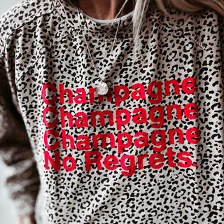 CHAMPAGNE NO REGRETS long sleeve top  *NEW*