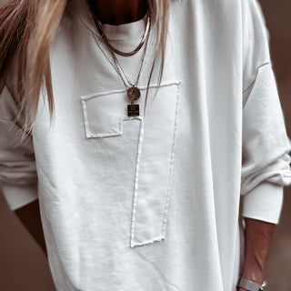 White 7 sweatshirt *NEW*