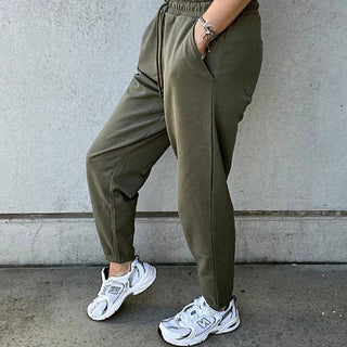 COLLEGE super slouchy khaki joggers *NEW*