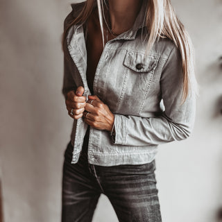 Billy washed grey jacket *NEW*
