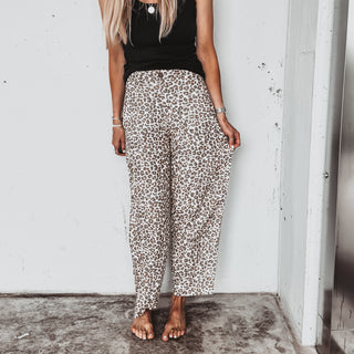 Linen Leopard chinos *NEW*