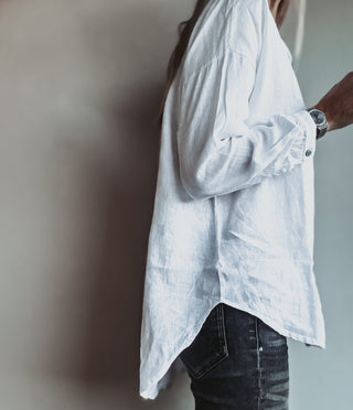 Marcia linen white blouse *NEW*