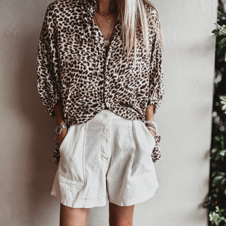 Slouchy leopard Blouse *NEW*