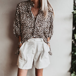 Slouchy leopard Blouse *NEW*