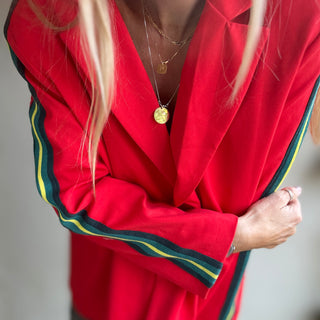 Red stripe boyfriend blazer *NEW*