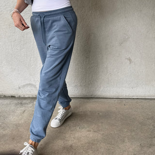 Denim blue college joggers *NEW*