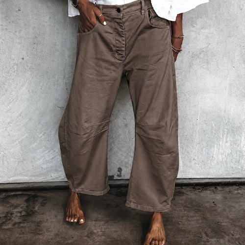 Taupe Boston barrel jeans *NEW*