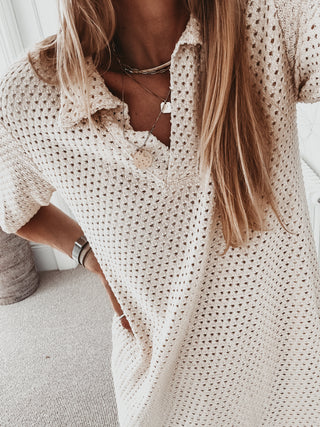 Kayenta Crochet CREAM dress  *NEW*