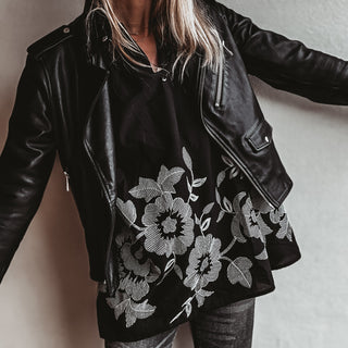 Black meadow Blouse *NEW*