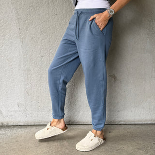 Denim blue college joggers *NEW*